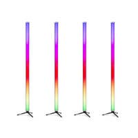 BeamZ Professional Kratos LED Tube set van 4 - IP65 voor in/outdoor gebruik op accu - RGBW