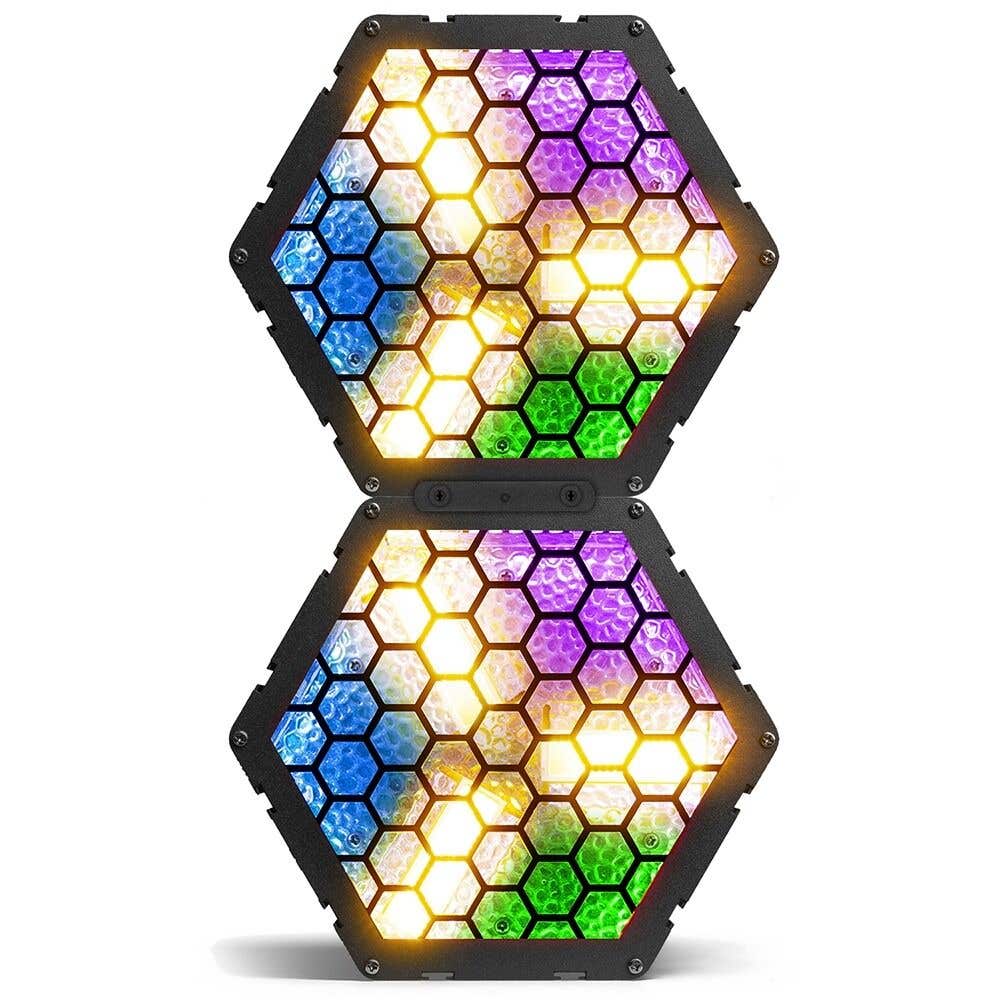 BeamZ Set van 2x RB90 Retro Blinders - 3x 30W RGB/WW LED’s