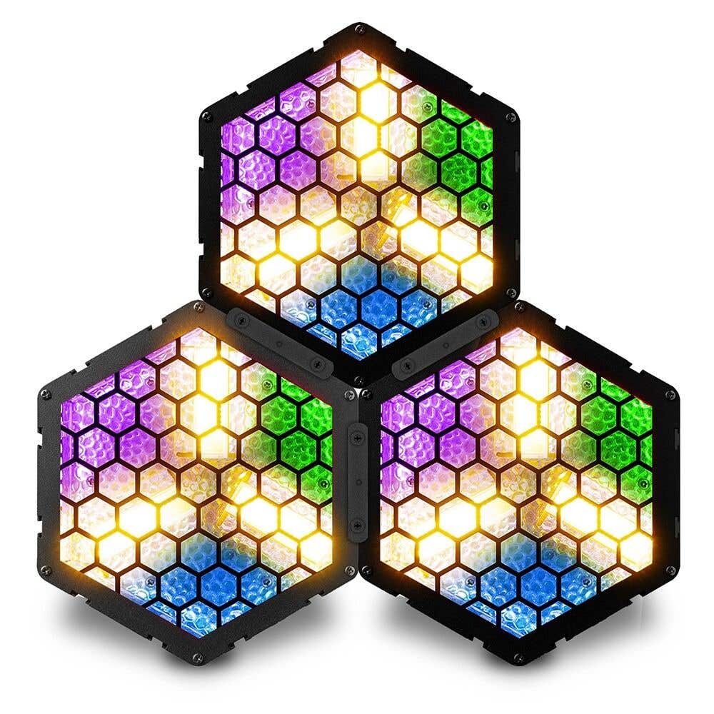 BeamZ Set van 3x RB90 Retro Blinders - 3x 30W RGB/WW LED’s