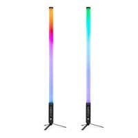 BeamZ Zelos LED Tube set van 2 - Met 360° RGBW/CW LED’s - IP65 - 12 uur accuduur en draadloze DMX