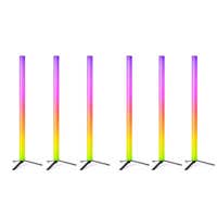 BeamZ Zeus LED Tube set van 6 stuks - Met RGBW LED’s - Draadloze DMX en 12 uur accuduur