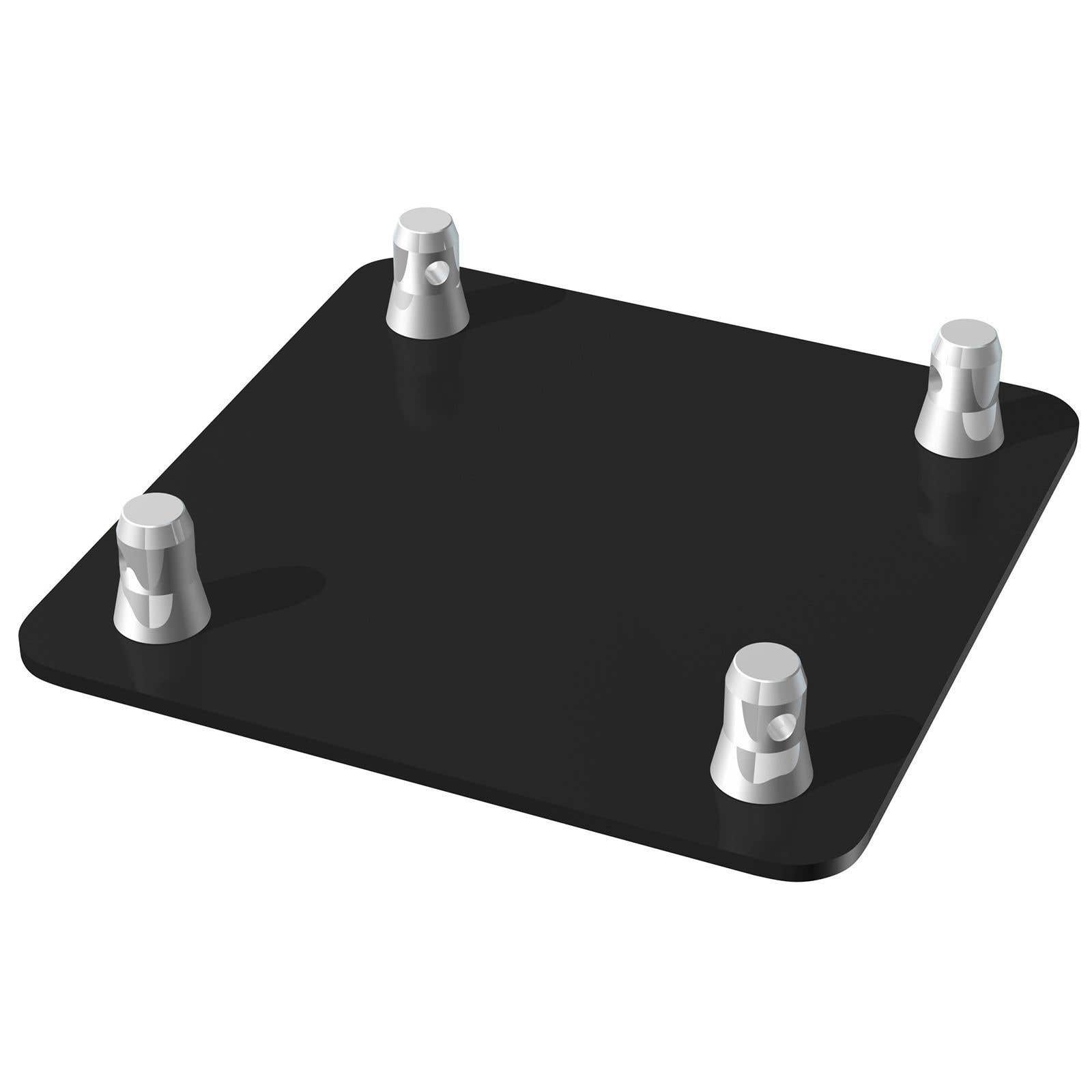 BeamZ P30 - Truss Totem Tower boven- en onderplaat + bevestingsset - Zwart
