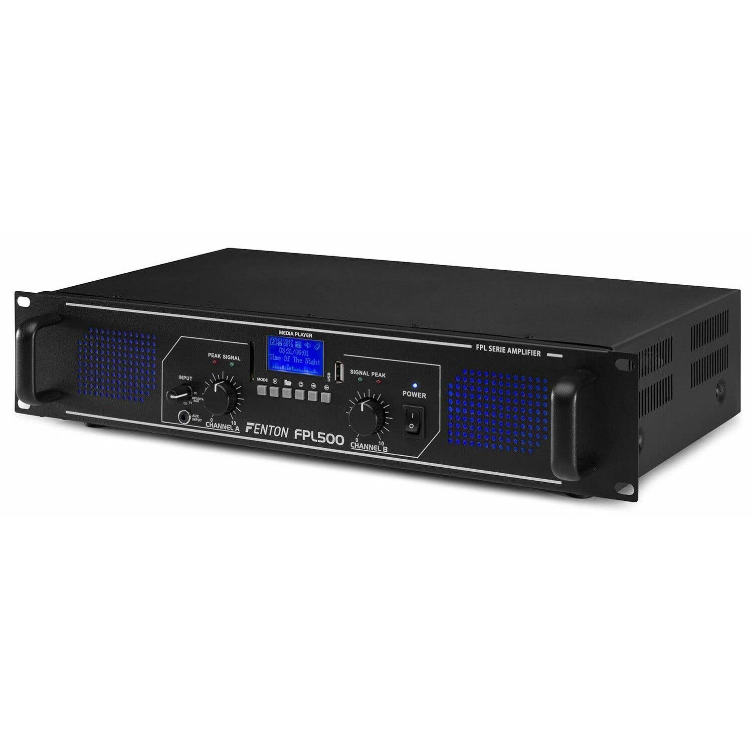 dun wacht Tutor Fenton FPL500 Digitale versterker 2x 250W met Bluetooth en mp3 speler  kopen? • Voor 22u, morgen in huis