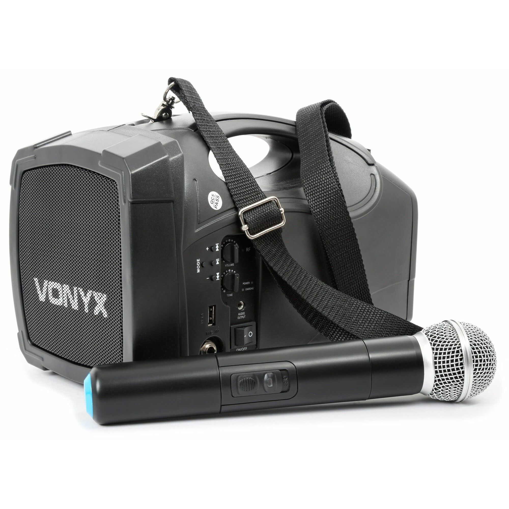 Vonyx ST010 draagbare speaker met en draadloze microfoon - 100W kopen?