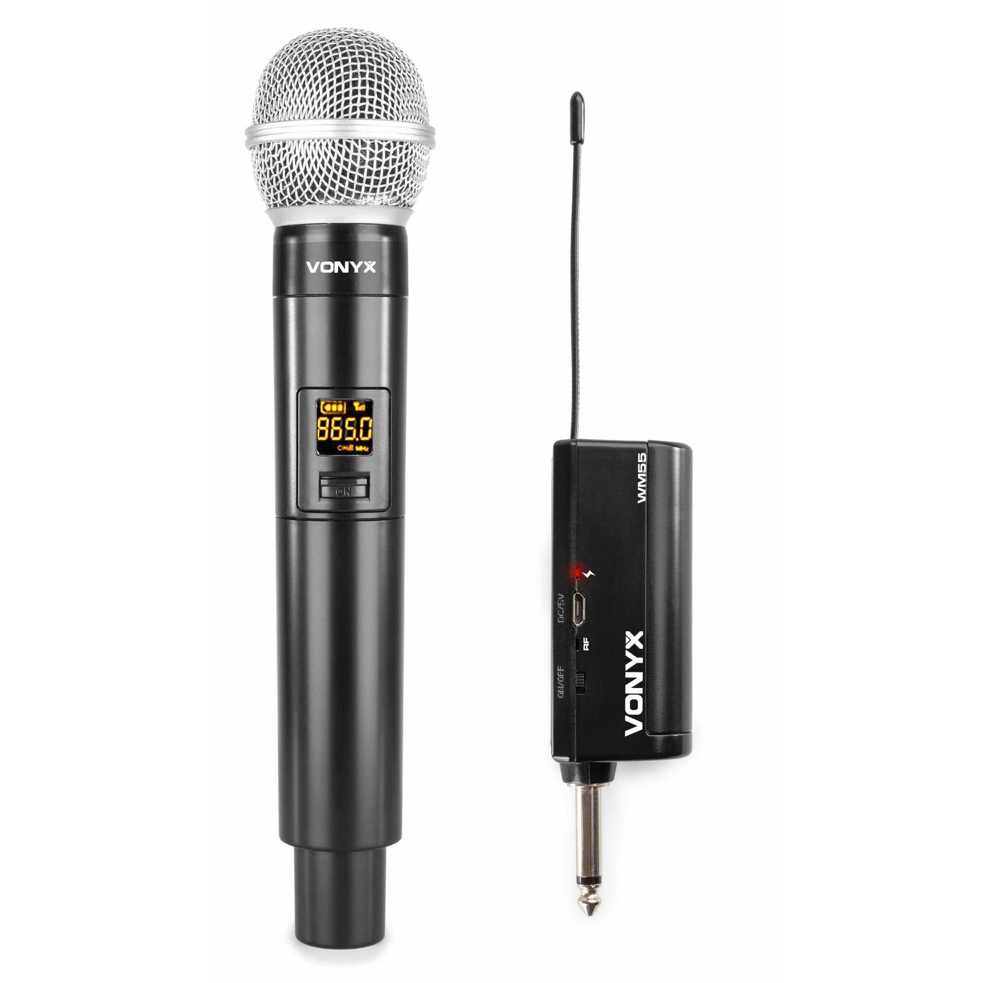 olifant Spectaculair Vergelijking Vonyx WM55 plug in draadloze microfoon - UHF kopen?