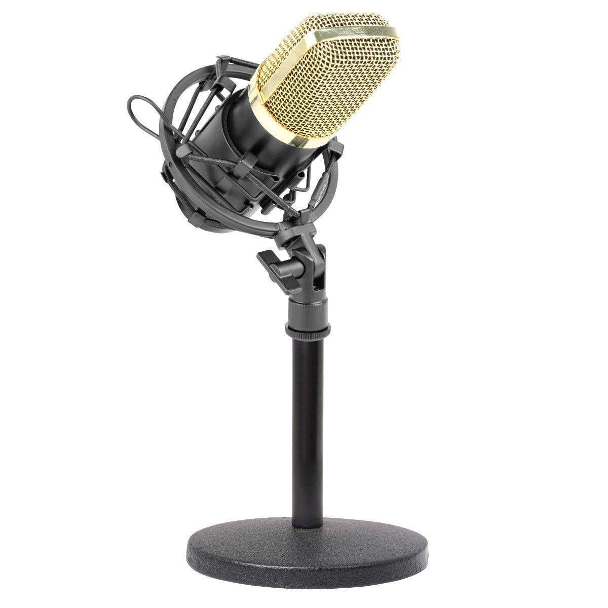 rand opschorten hebben Vonyx CM400B studio condensator microfoon met tafelstandaard kopen?