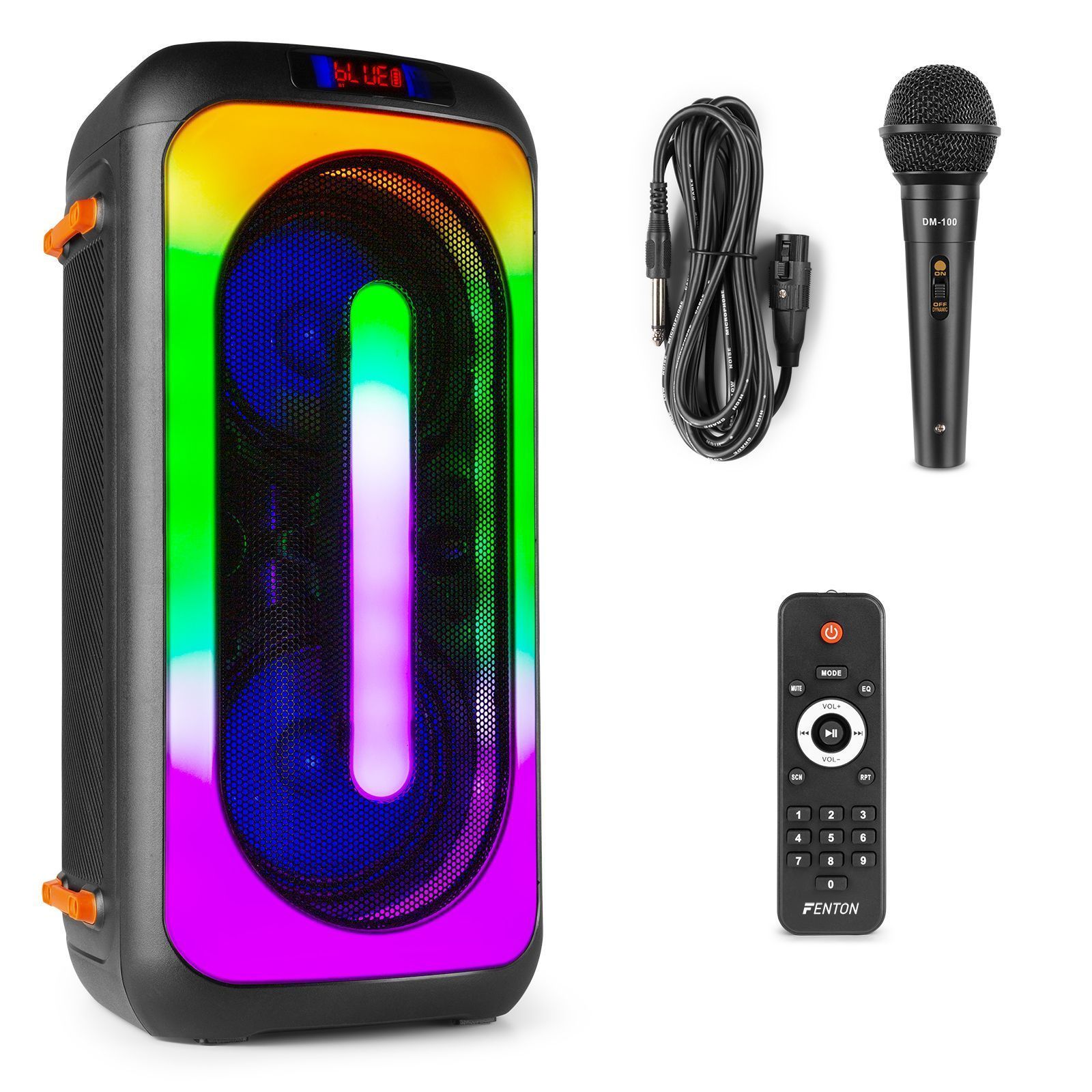 bovenstaand hoekpunt afstuderen Karaoke box met microfoon - Fenton BoomBox400 - Karaoke set Bluetooth, accu  en echo effect - 180W kopen?