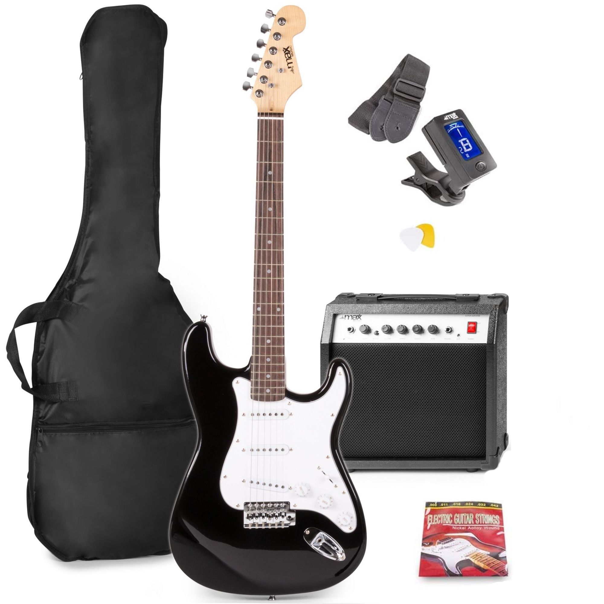 MAX GigKit elektrische gitaar starterset met o.a. 40W versterker - kopen?