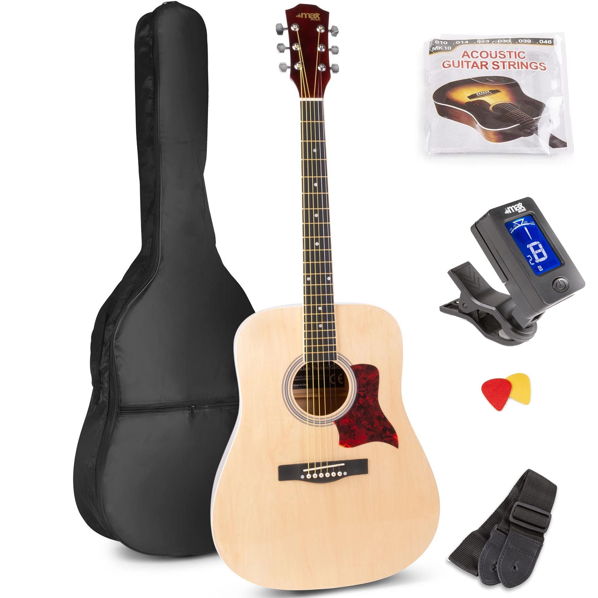 serie Lift Bloedbad MAX SoloJam Western akoestische gitaar starterset - Naturel (hout) kopen?