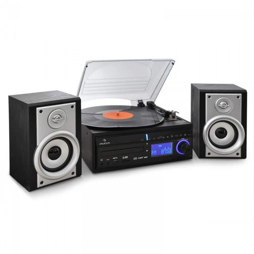 2e keus - Stereo Set met platenspeler, Tuner, CD Speler en MP3 opname