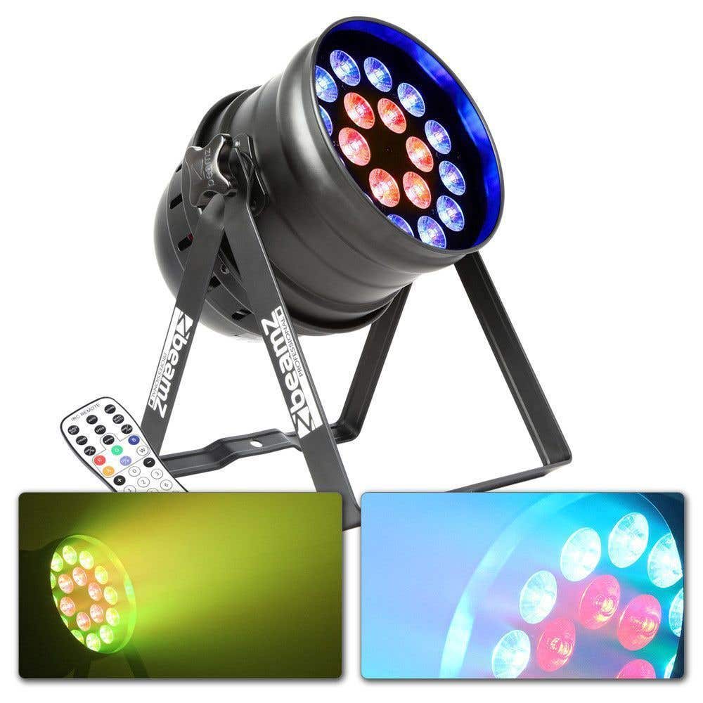 BeamZ BPP205 LED PAR 64 spot met 18x 15W PENTA LED's
