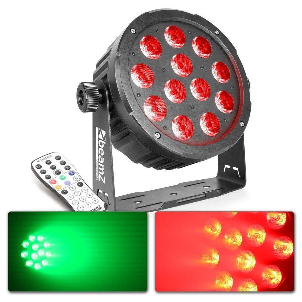 BeamZ BAC506B Aluminium LED PAR 12x 18W incl afstandsbediening
