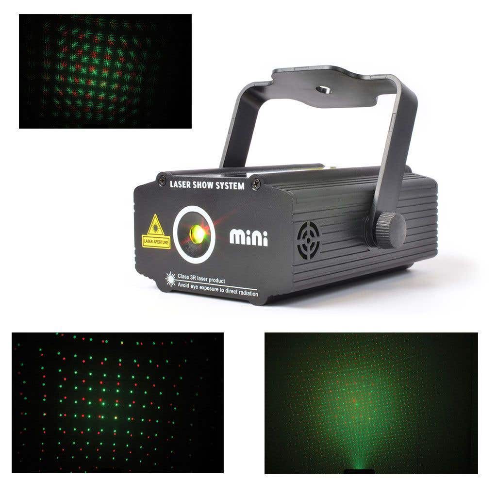 2e keus - Disco laser licht effect sterrenhemel rood groen