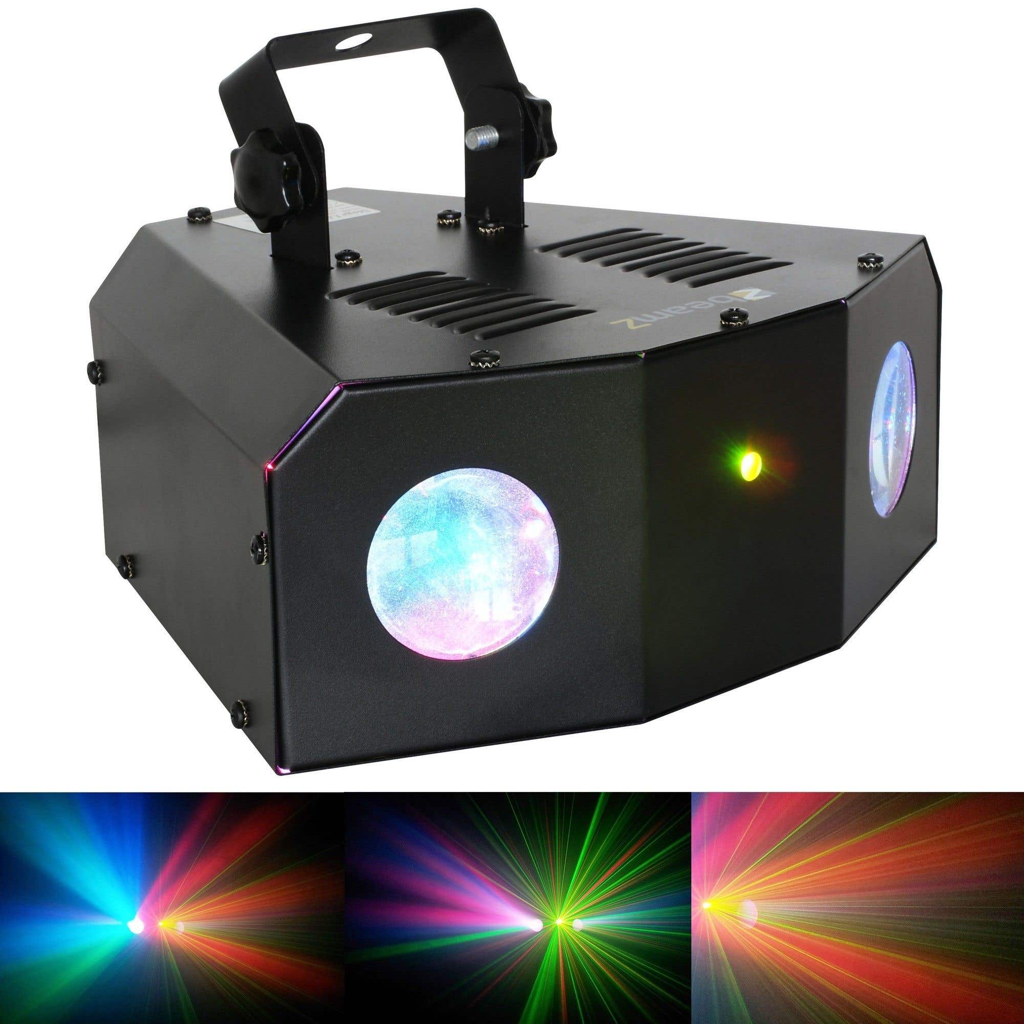 Beamz Sphinx Dubbele Moon LED lichteffect met Laser