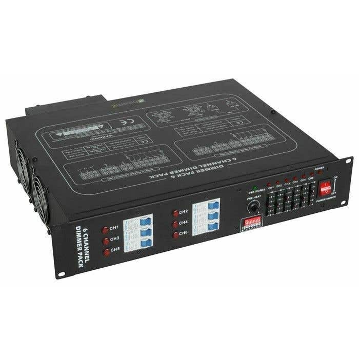 Dimmerpack DMX 6-kanaals