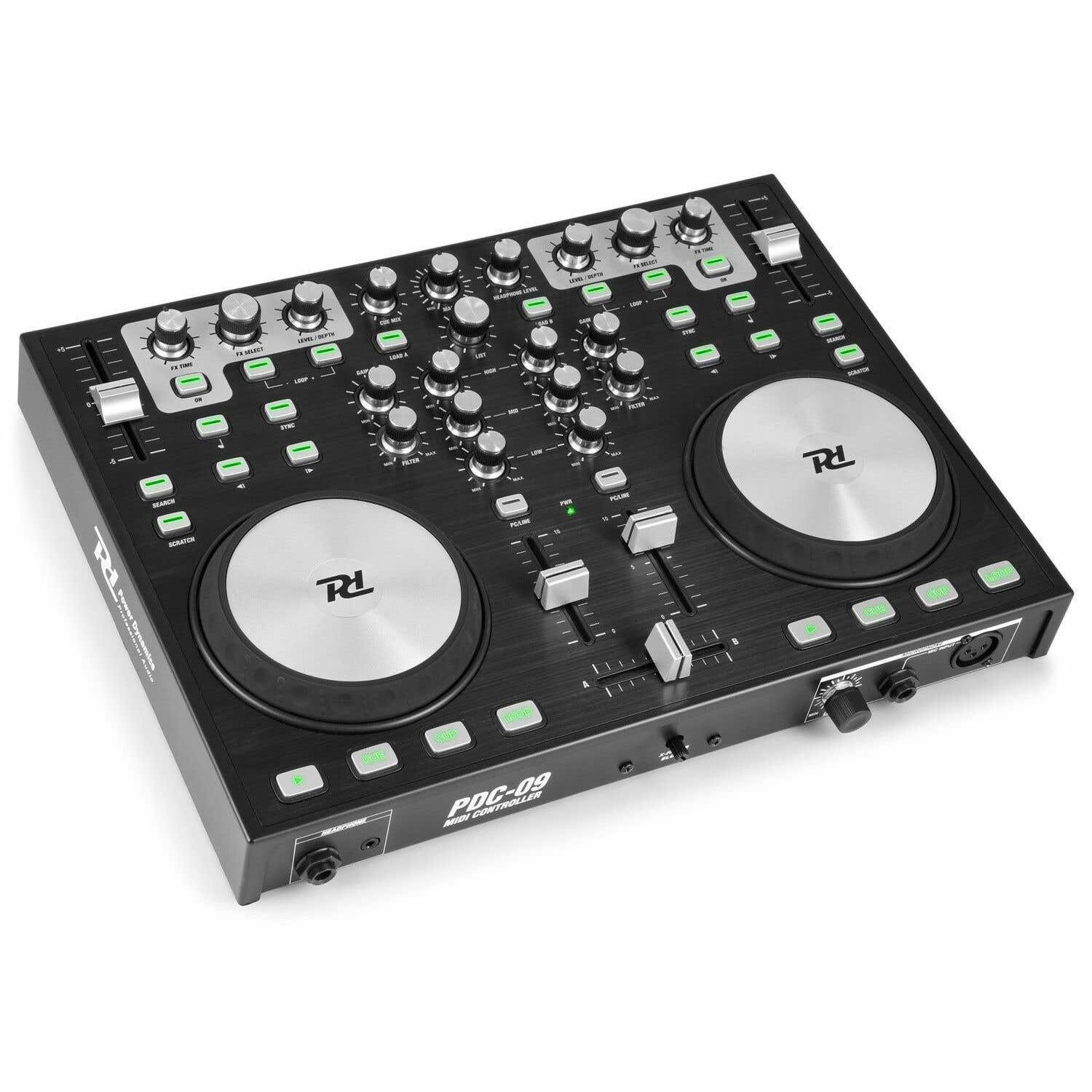Power Dynamics PDC09 DJ controller incl. Virtual DJ