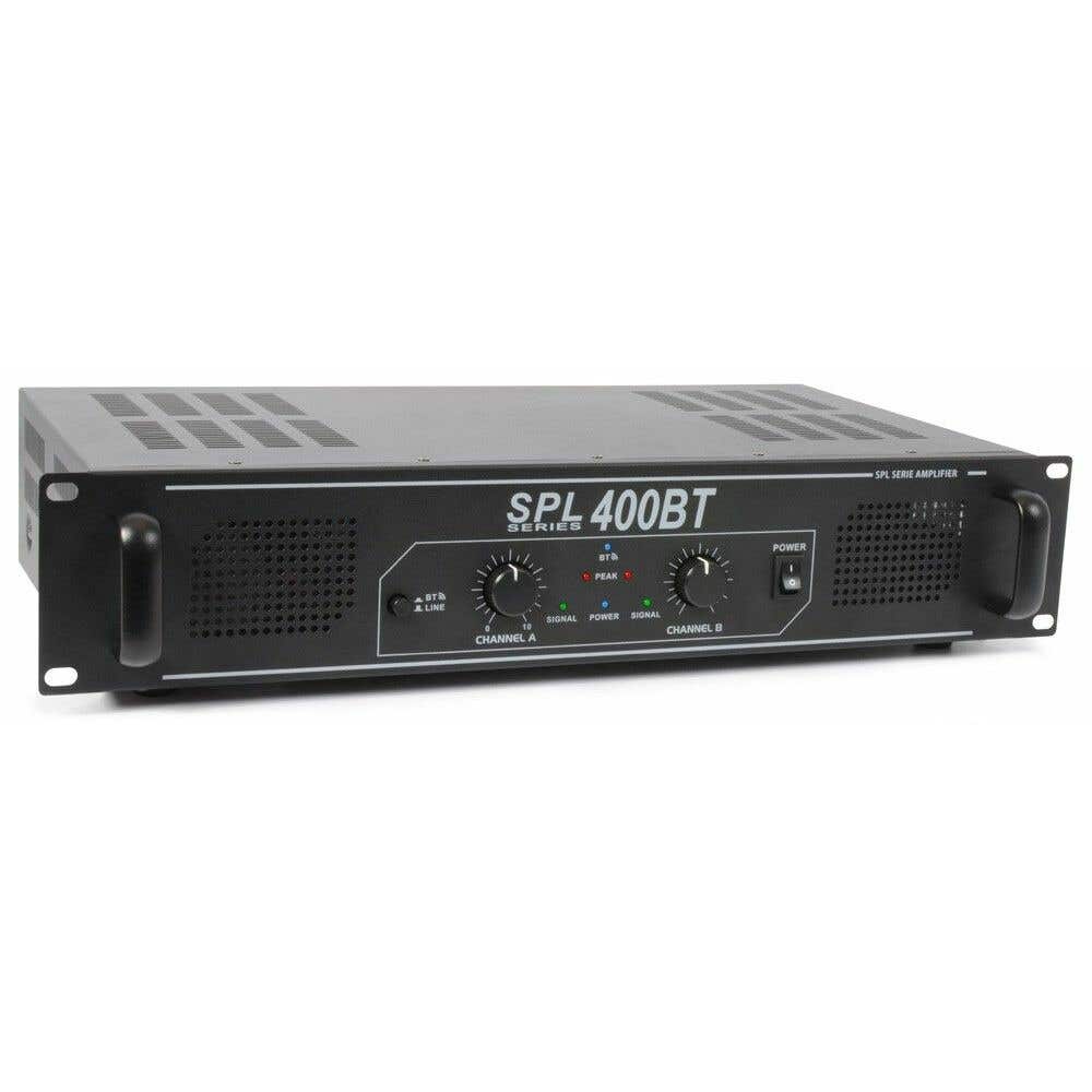 SkyTec SPL400BT 2x 200W versterker met Bluetooth