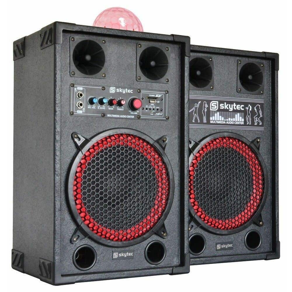 SPB-8JB Actieve 8" Speakerset met ingebouwde Jelly Ball