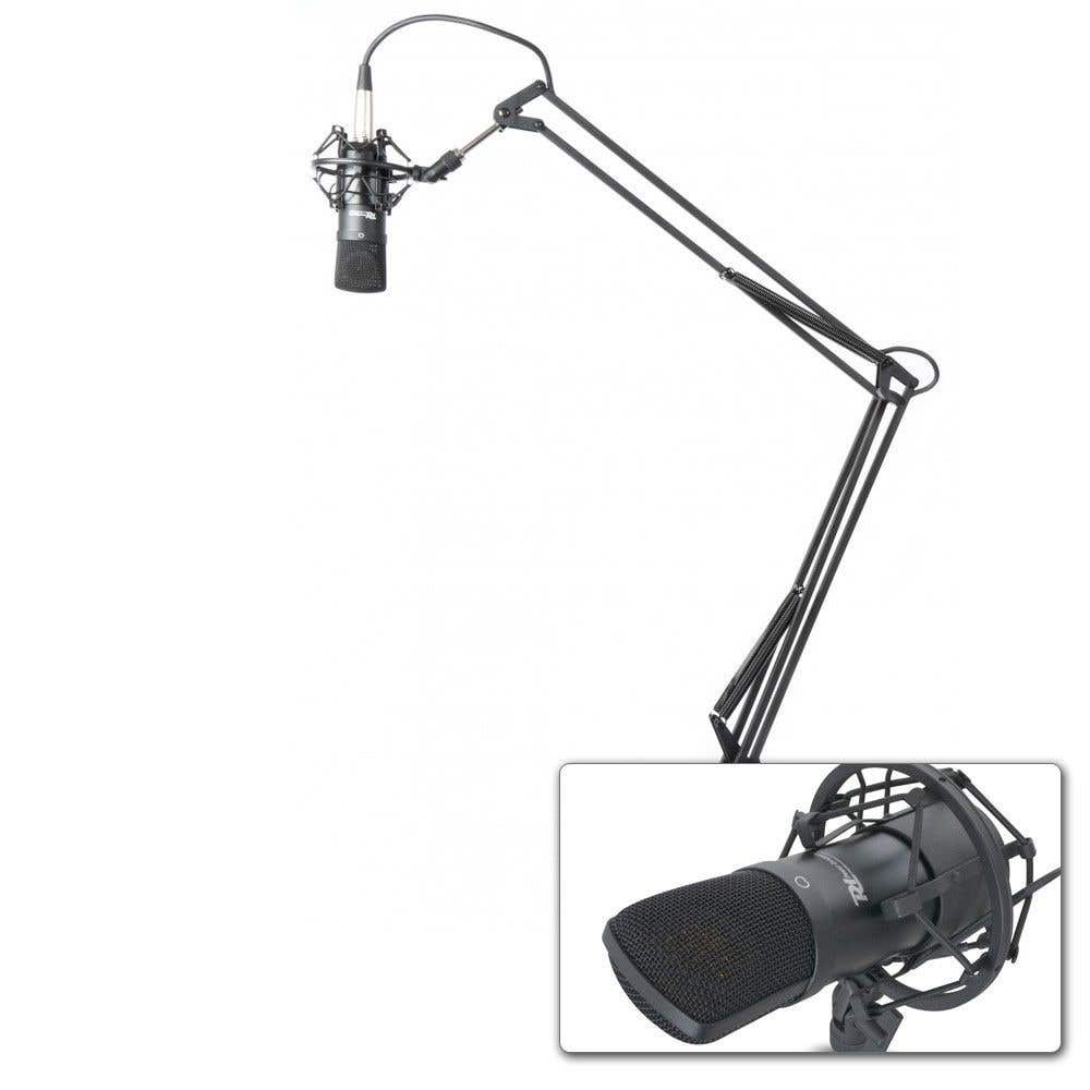 Power Dynamics Studio Condensatormicrofoon met Professionele Broadcasting stand