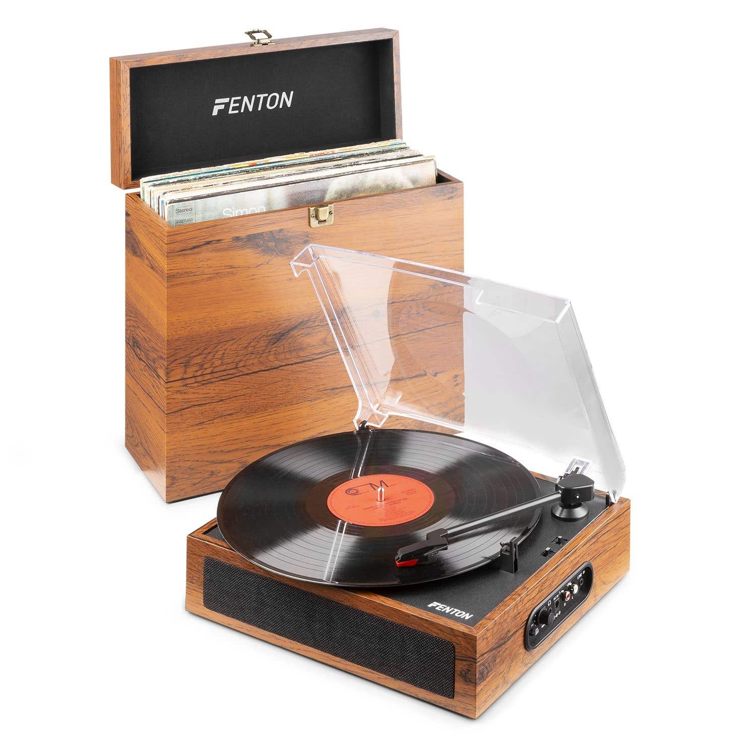 Fenton RP115D platenspeler met Bluetooth en platenkoffer kopen? • Voor