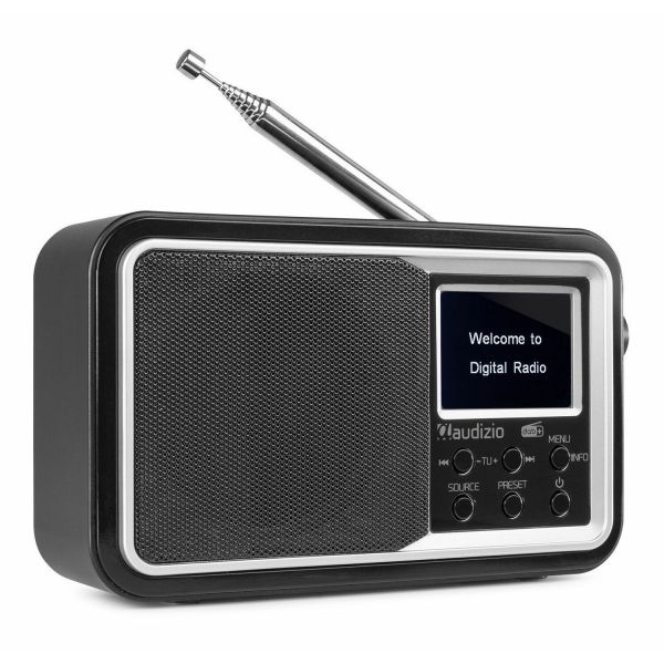 smal Bemiddelaar Binnen Audizio Parma draagbare DAB radio met Bluetooth en FM radio - Zwart kopen?