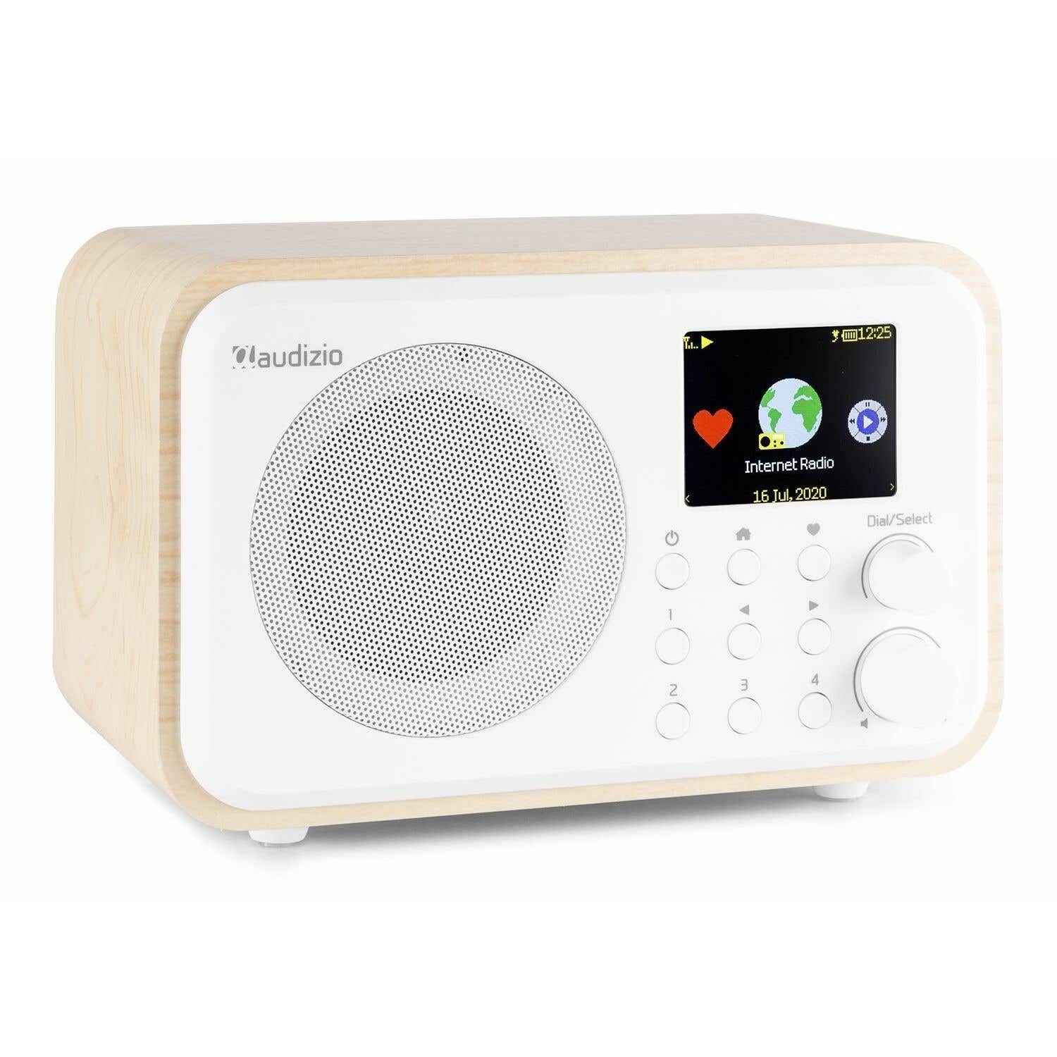 het doel Watt Dierentuin s nachts Audizio Venice wifi internet radio, Bluetooth speaker en wekkerradio op  accu - Wit kopen?