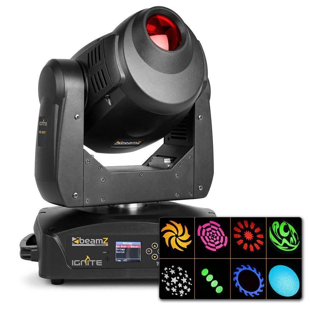 BeamZ IGNITE150 Moving Head met 150W LED, gobo's en prisma