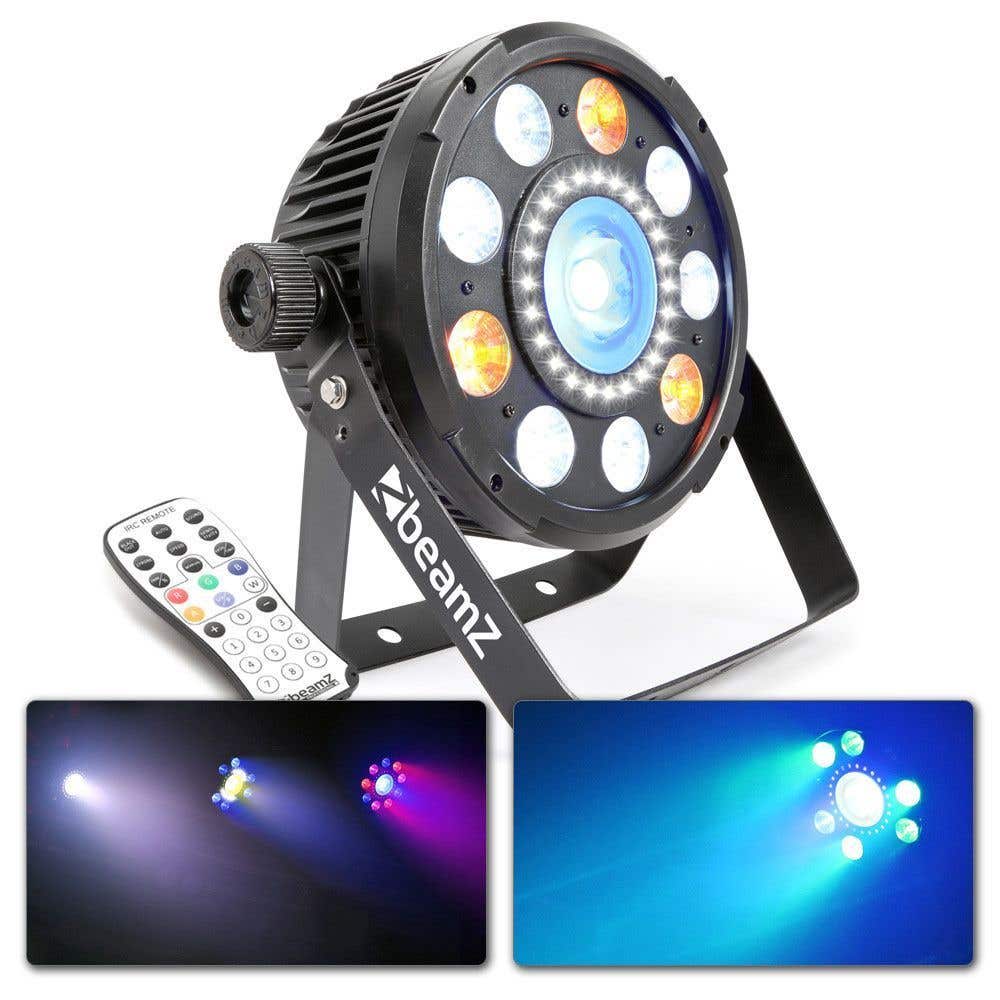 BeamZ BX94 4-in-1 LED PAR met 20W COB LED en 24 LED's strobe