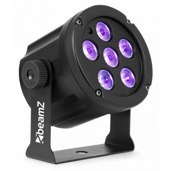 BeamZ SlimPar30 blacklight Par spot met 6x 2W LED's