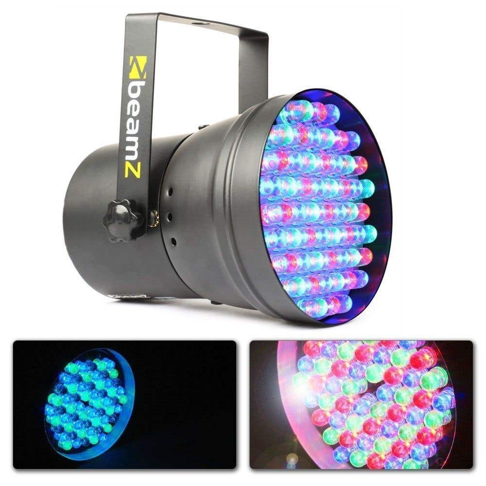 BeamZ PAR36 DMX Spot met 55 LED's