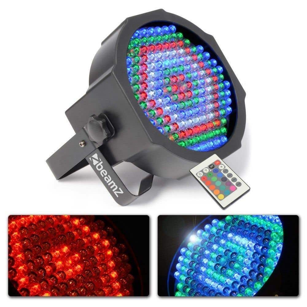 BeamZ FlatPAR 154x 10mm RGBW LED's IR DMX