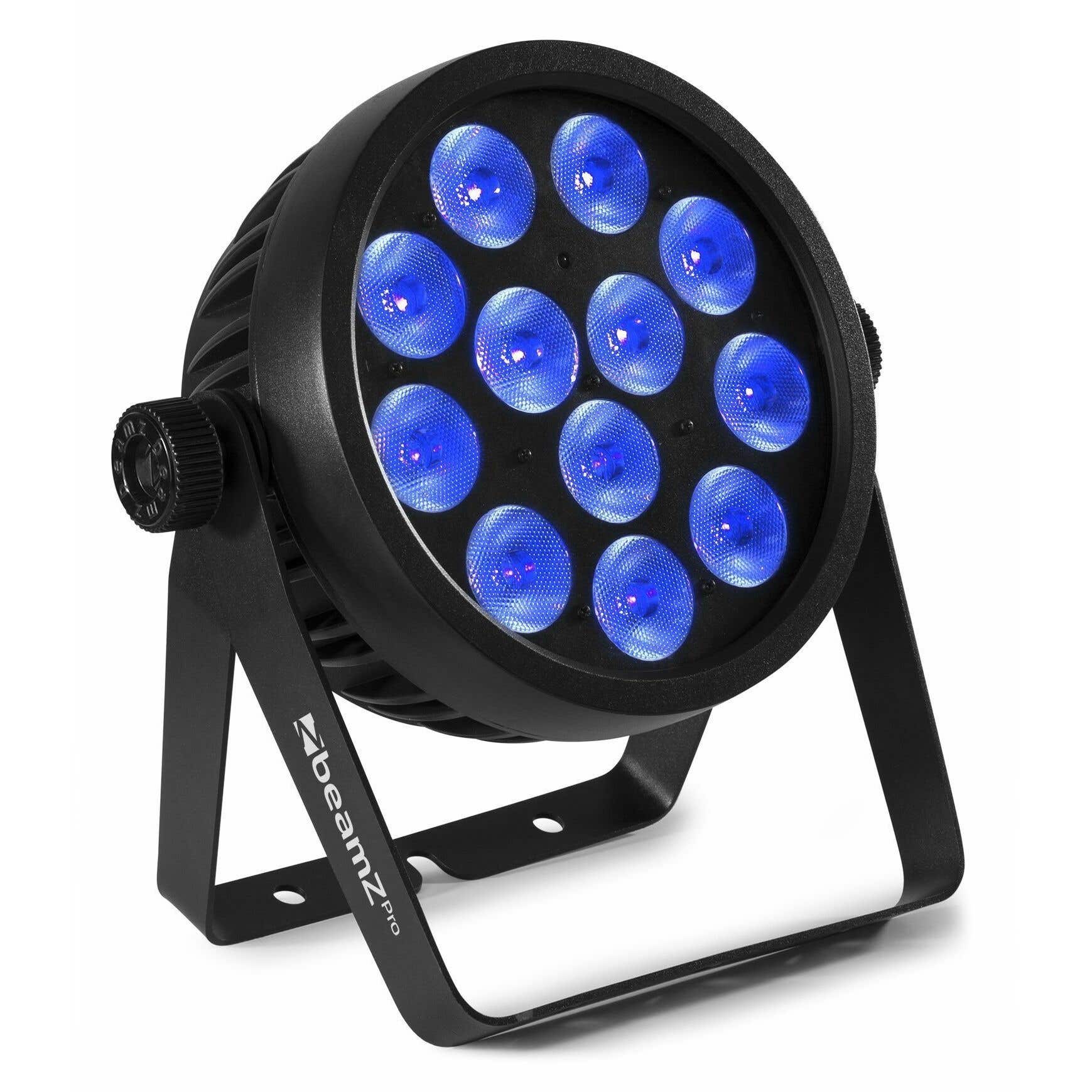 BeamZ BAC509 aluminium LED Par met 12x 10W LED's 4-in-1