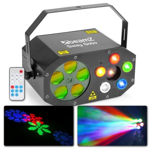 BeamZ Sway Gobo lichteffect met 5 gobo's & LED's en laser