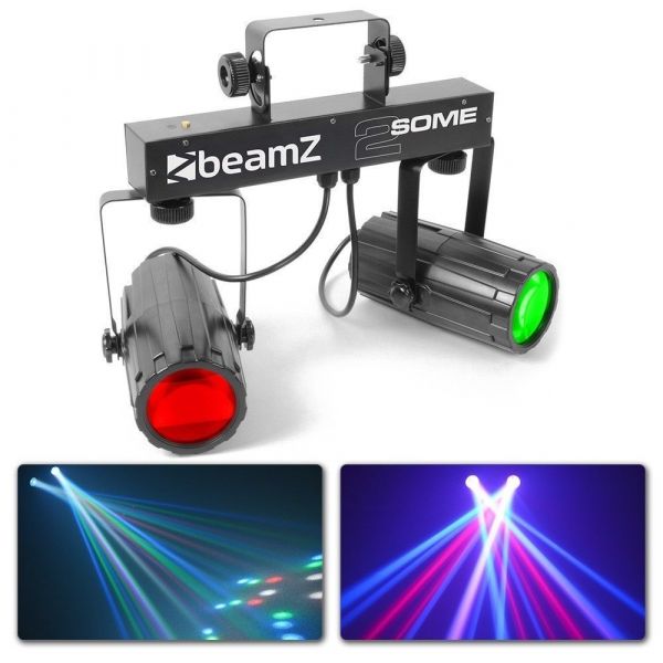 BeamZ 2-Some Lichtset 2x 57 RGBW LED's met afstandsbediening
