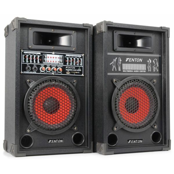 Fenton SPA800 Karaoke Luidspreker Actieve PA Set 8