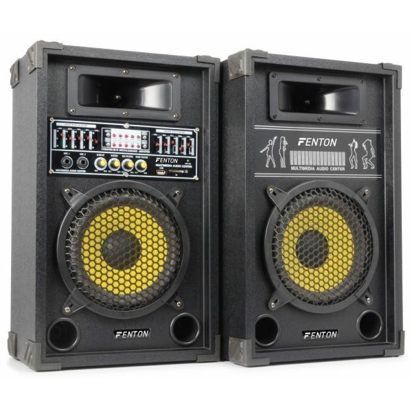 Fenton SPA800Y PA actieve 600W speakerset 8
