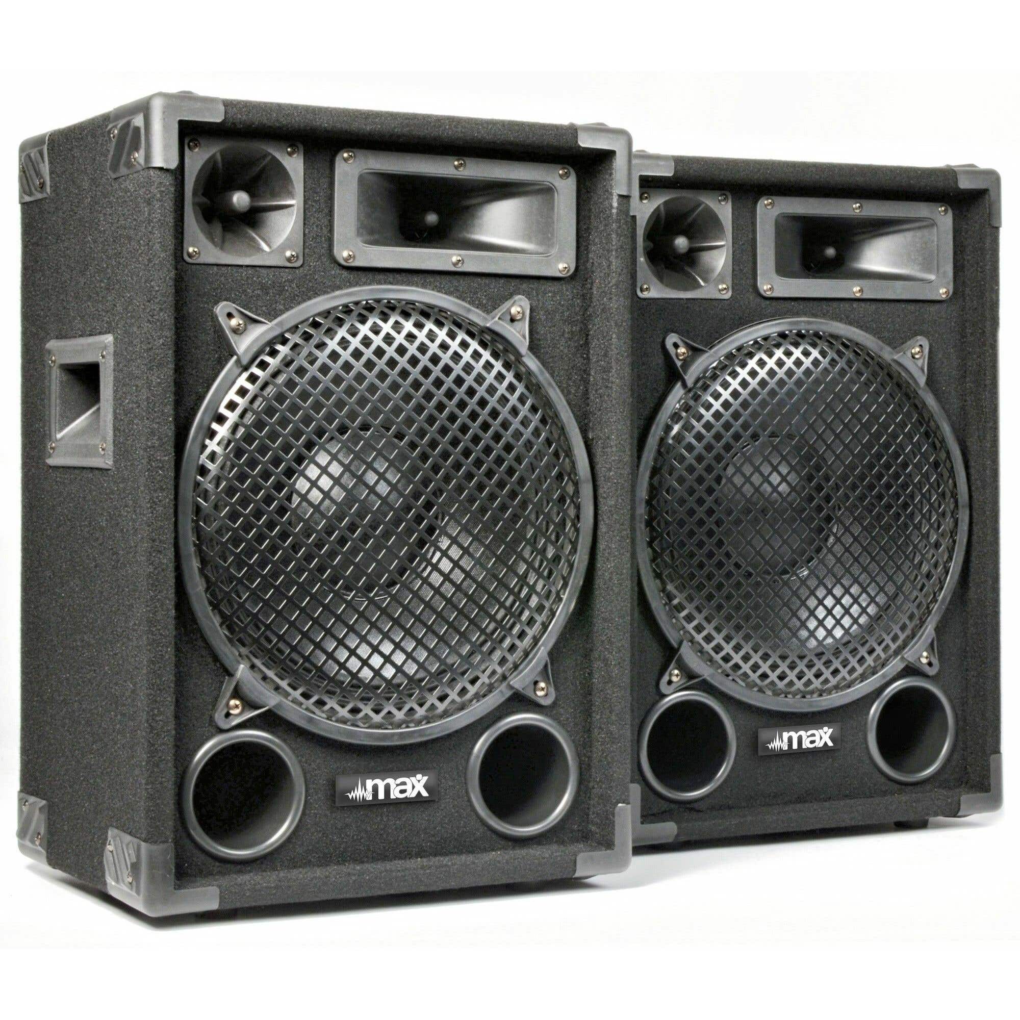 MAX MAX12 1400W Disco Speakerset 12