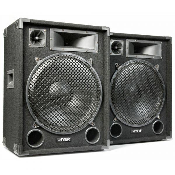 MAX MAX15 2000W Disco Speakerset 15