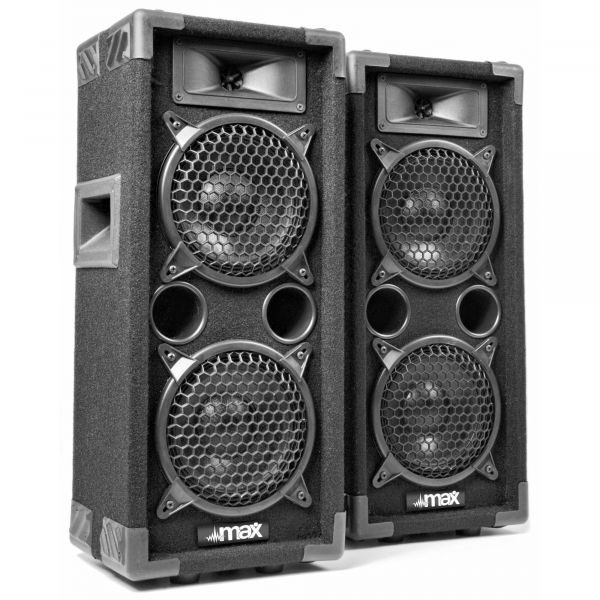 MAX MAX26 1200W Disco Speakerset 2 x 6