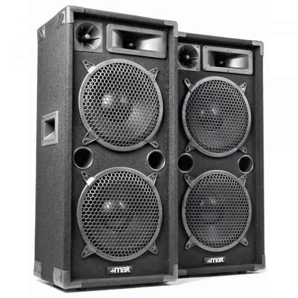 MAX MAX210 2000W disco speakerset 2x 10
