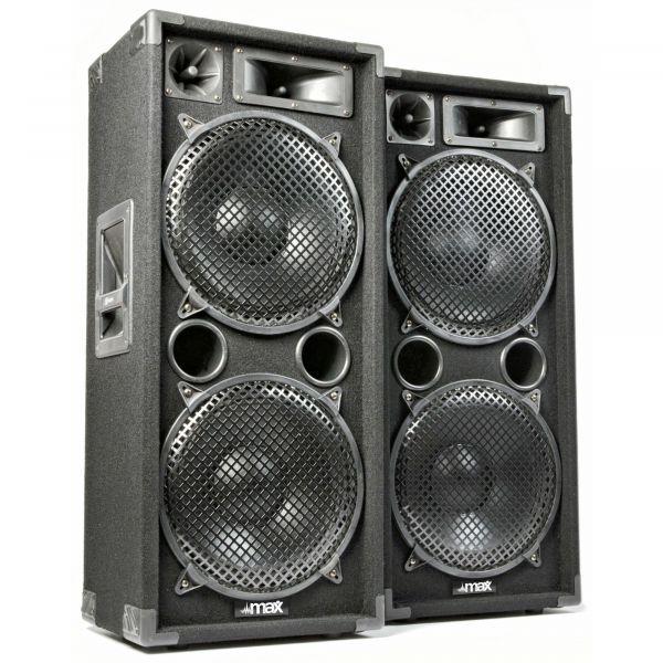 MAX MAX212 2800W Disco Speakerset 2 x 12