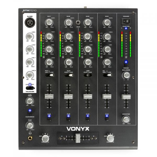 Doorweekt krokodil Gepland Vonyx STM-7010 Mixer 4-Kanaals DJ Mixer met USB kopen?