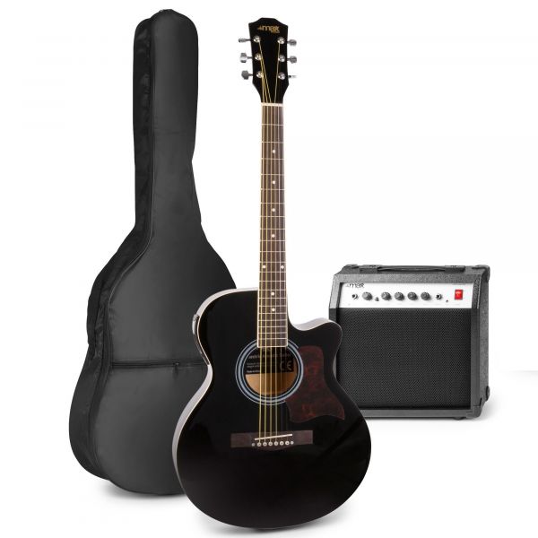 Onafhankelijk functie Promotie MAX ShowKit elektrisch akoestische gitaarset met 40W versterker - Zwart  kopen?