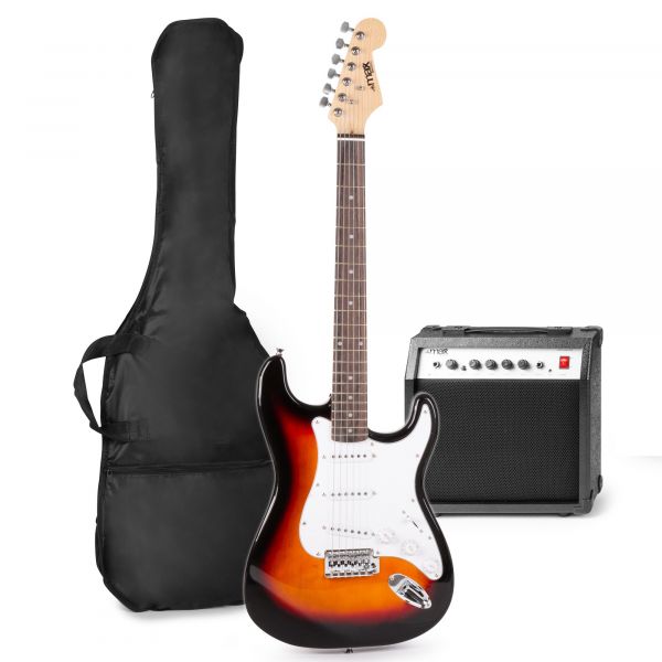opslag Er is behoefte aan uitrusting MAX GigKit elektrische gitaar starterset met o.a. 40W versterker - Sunburst  kopen?