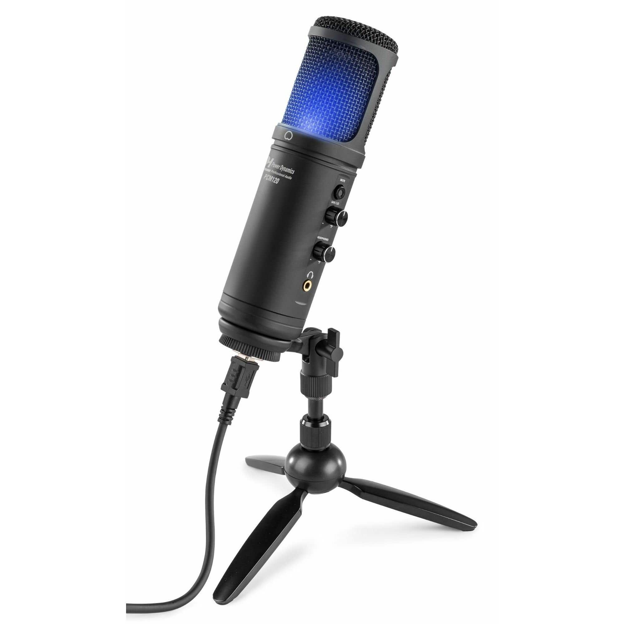 Getuigen Validatie hobby Power Dynamics PCM120 USB studio microfoon met standaard en licht kopen?