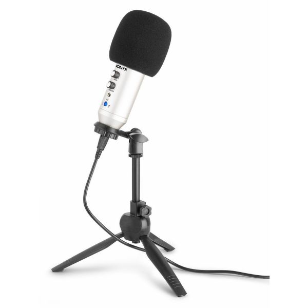grootmoeder Trouw plus Vonyx CM320S USB studio microfoon met tafelstandaard - Titanium kopen?