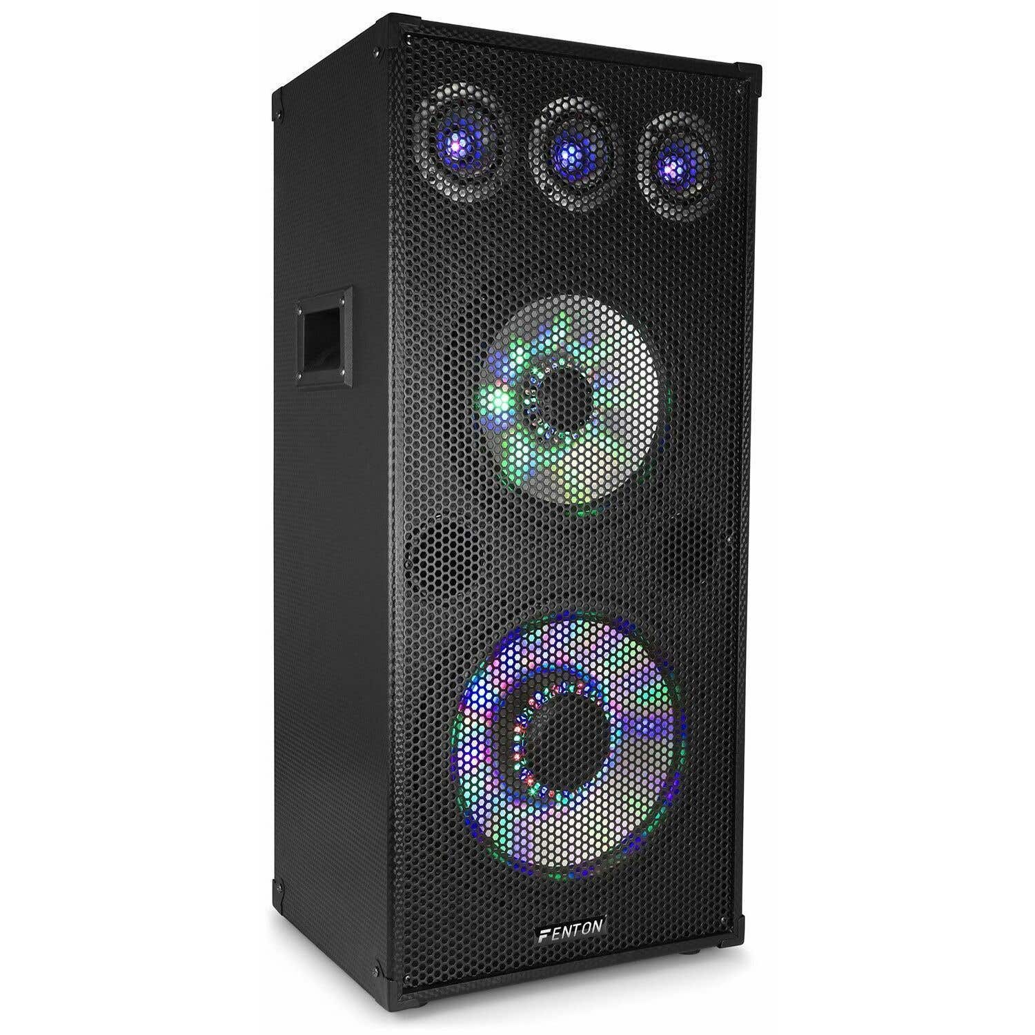 Fenton TL1012LED 3-weg speaker 900W met 12