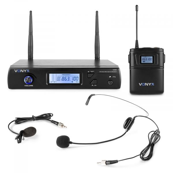 Lake Taupo afstuderen werk Vonyx WM61B draadloze headset microfoon UHF - 16 kanaals kopen?
