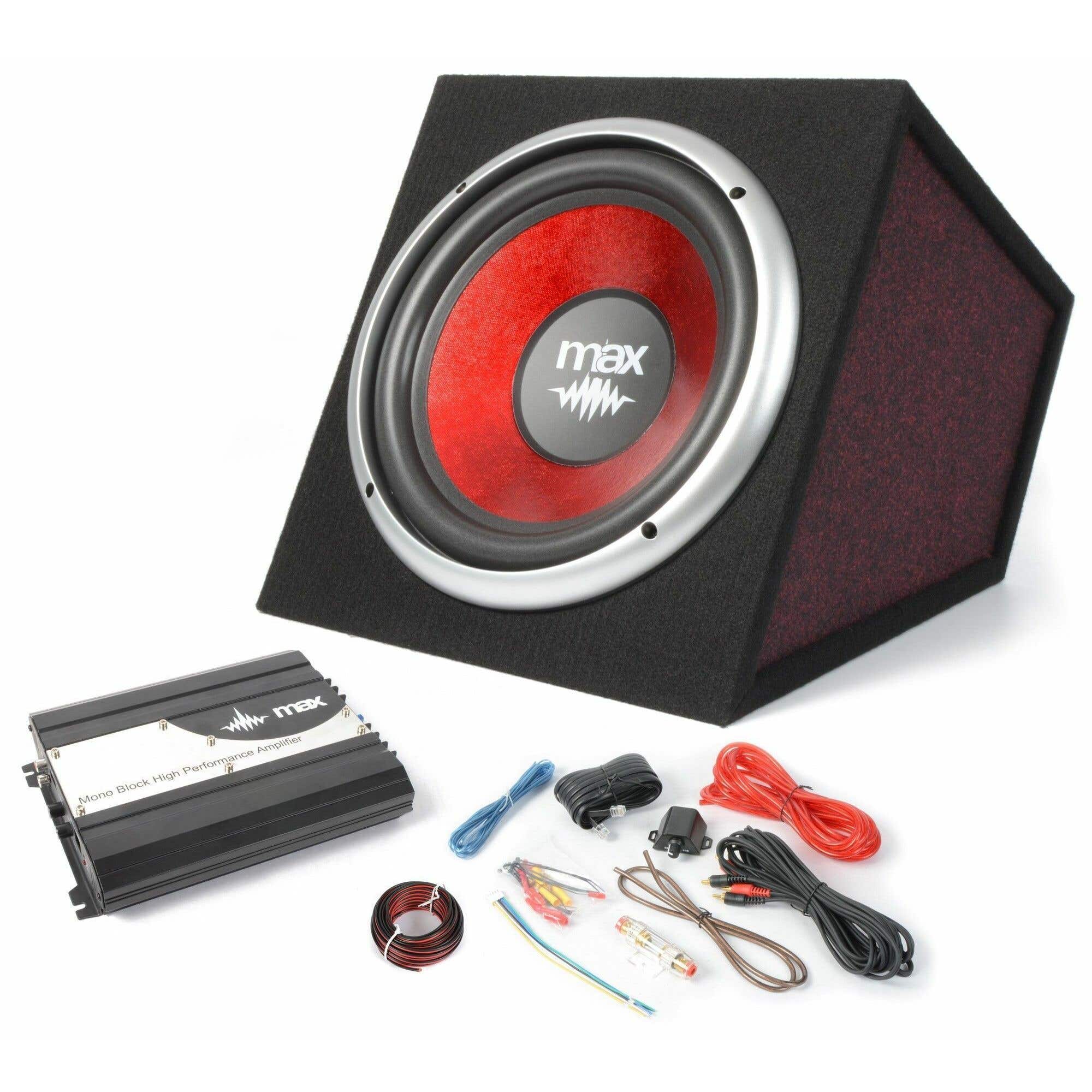 MAX-5025 500W auto subwooferset 12