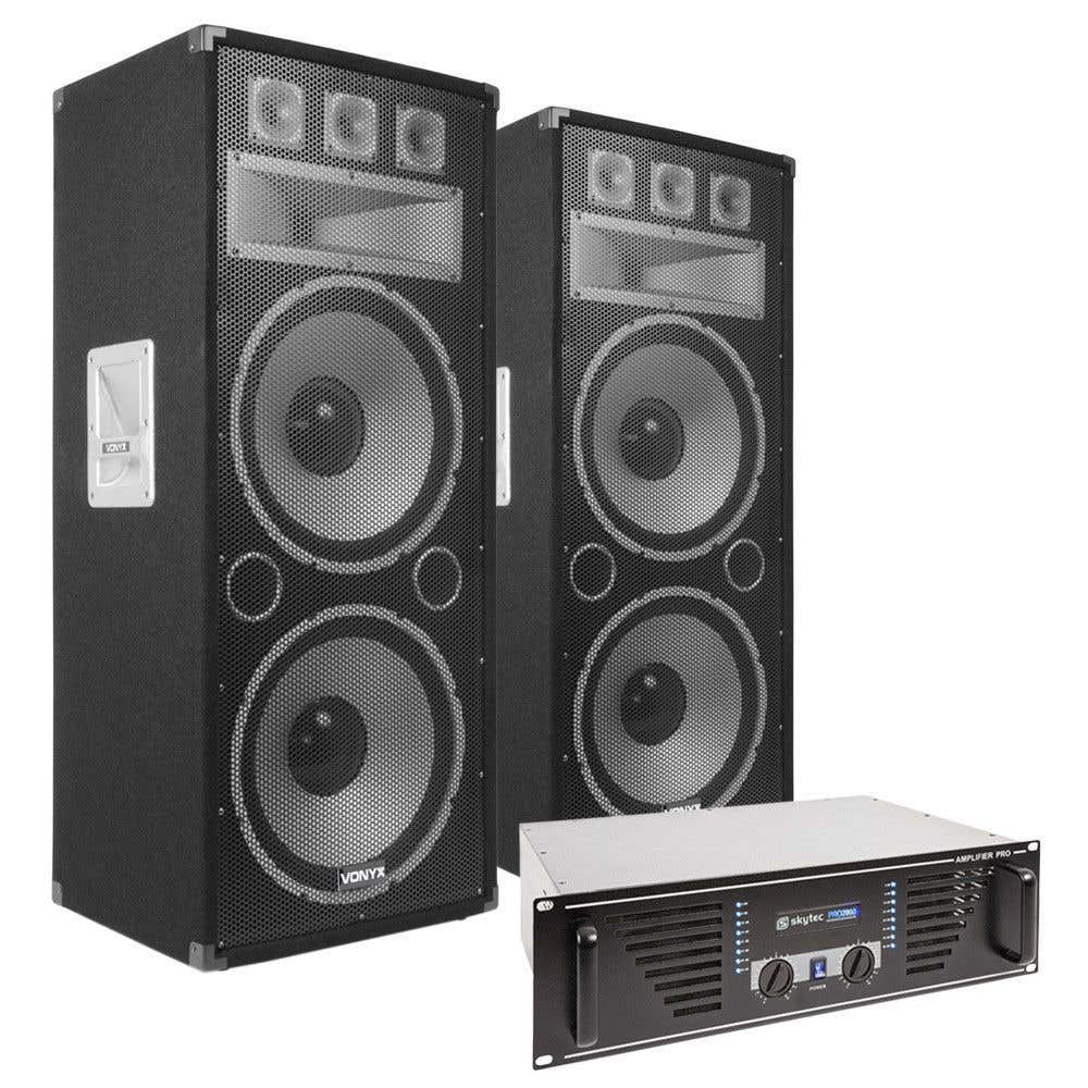 Vonyx TX215 Speakerset 2x 15